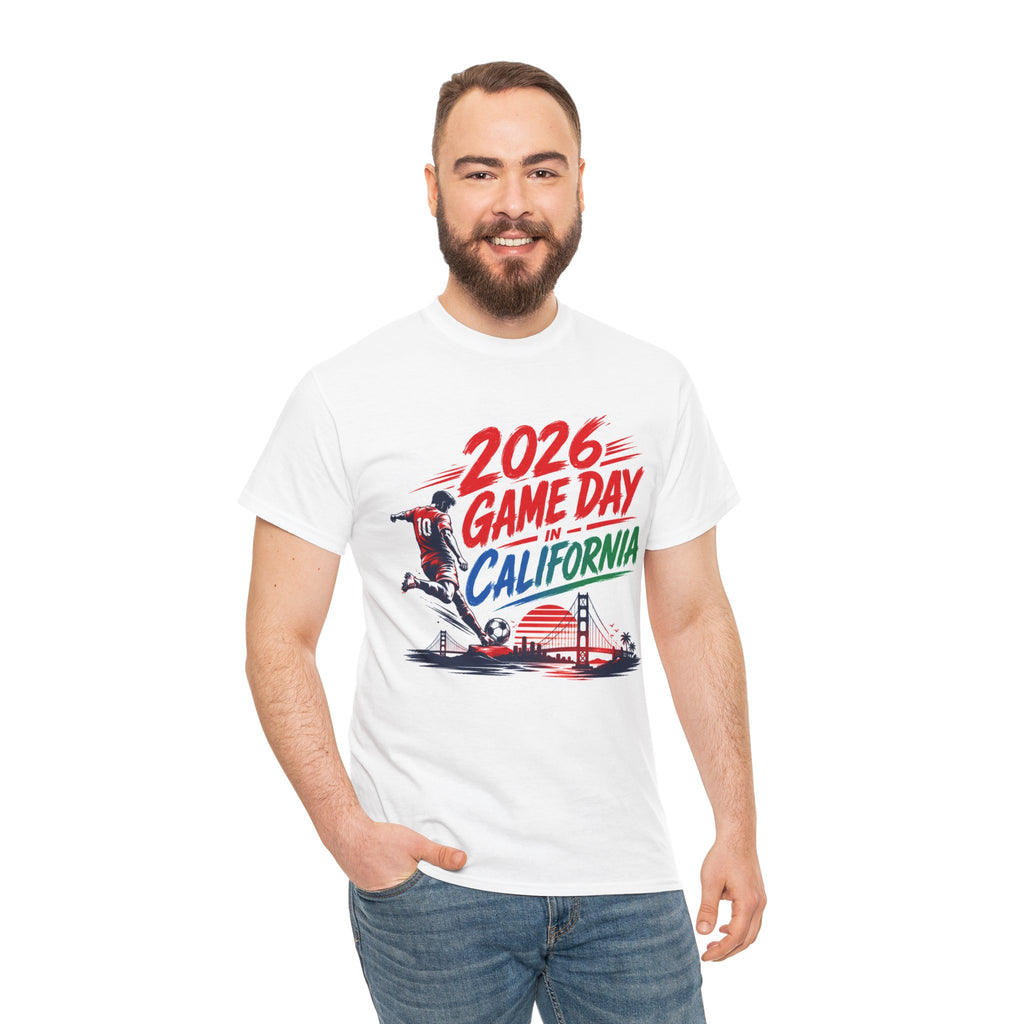 2026 World Cup Unisex California Soccer T‑Shirt — Cali Tee