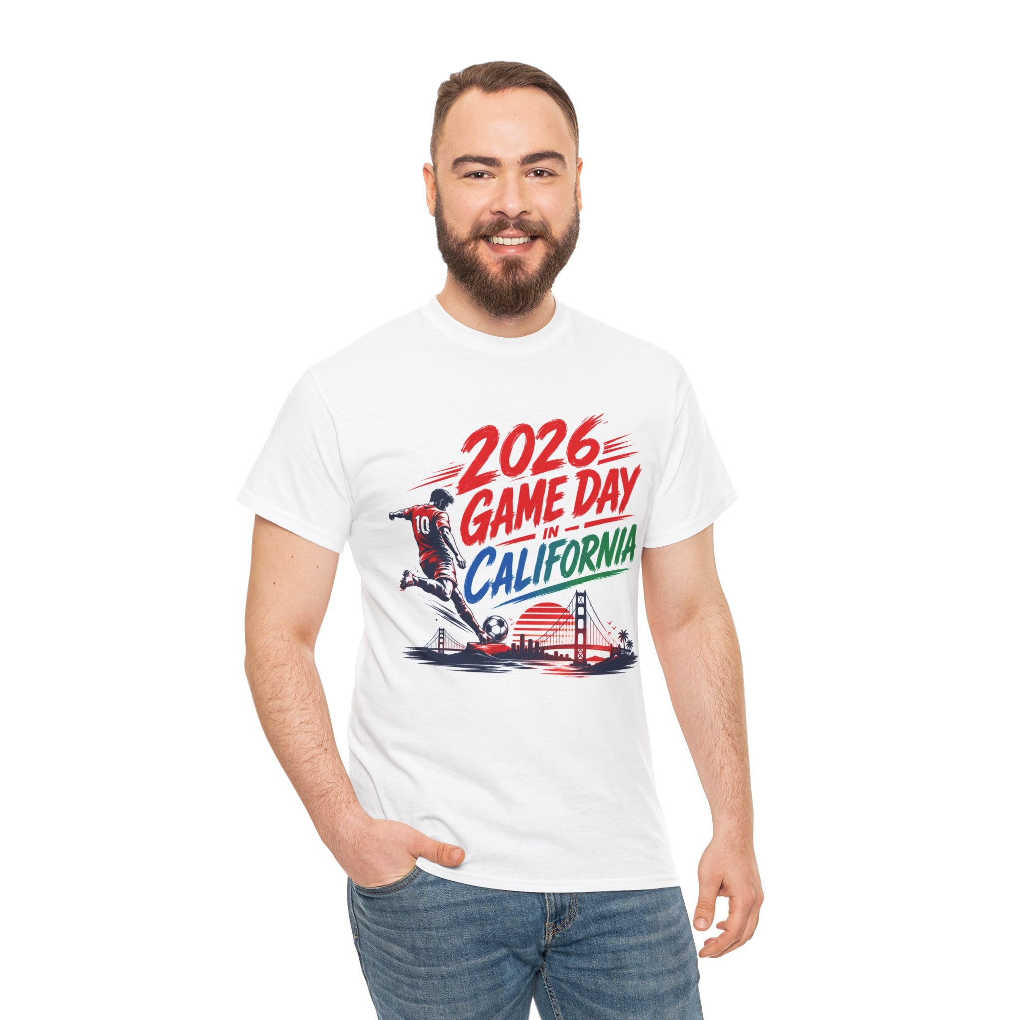 2026 World Cup Unisex California Soccer T‑Shirt — Cali Tee