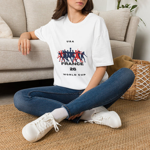 France Unisex World Cup Soccer T-Shirt — France Design