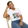Mexico Soccer T-Shirt — MÉXICO Crest with Eagle & Soccer Ball (Patriotic Football Fan Tee)
