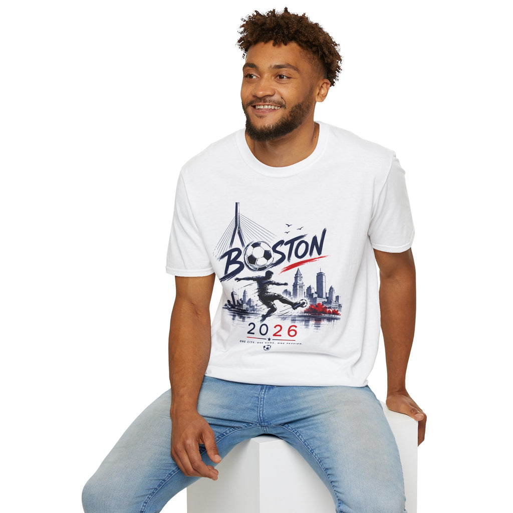 Bostonians Unisex World Cup Soccer T-Shirt — Boston Design