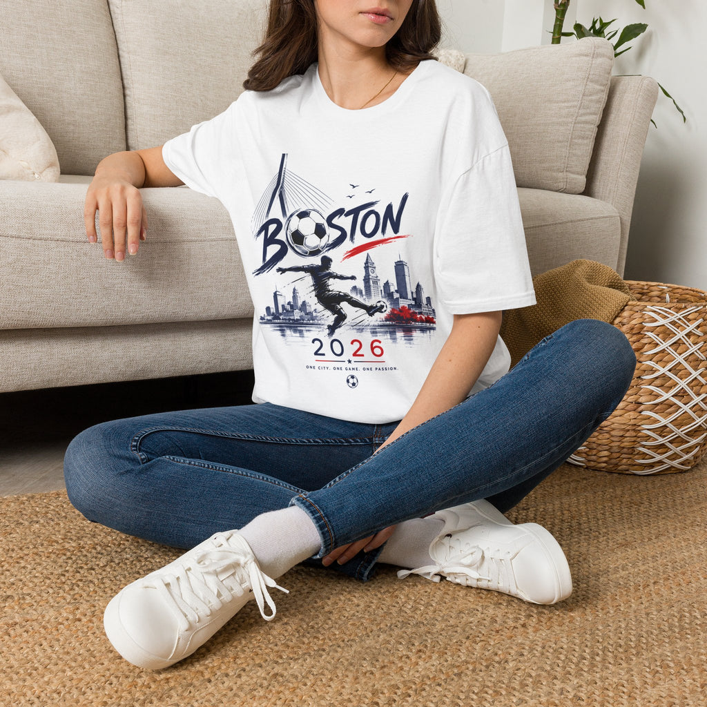 Bostonians Unisex World Cup Soccer T-Shirt — Boston Design