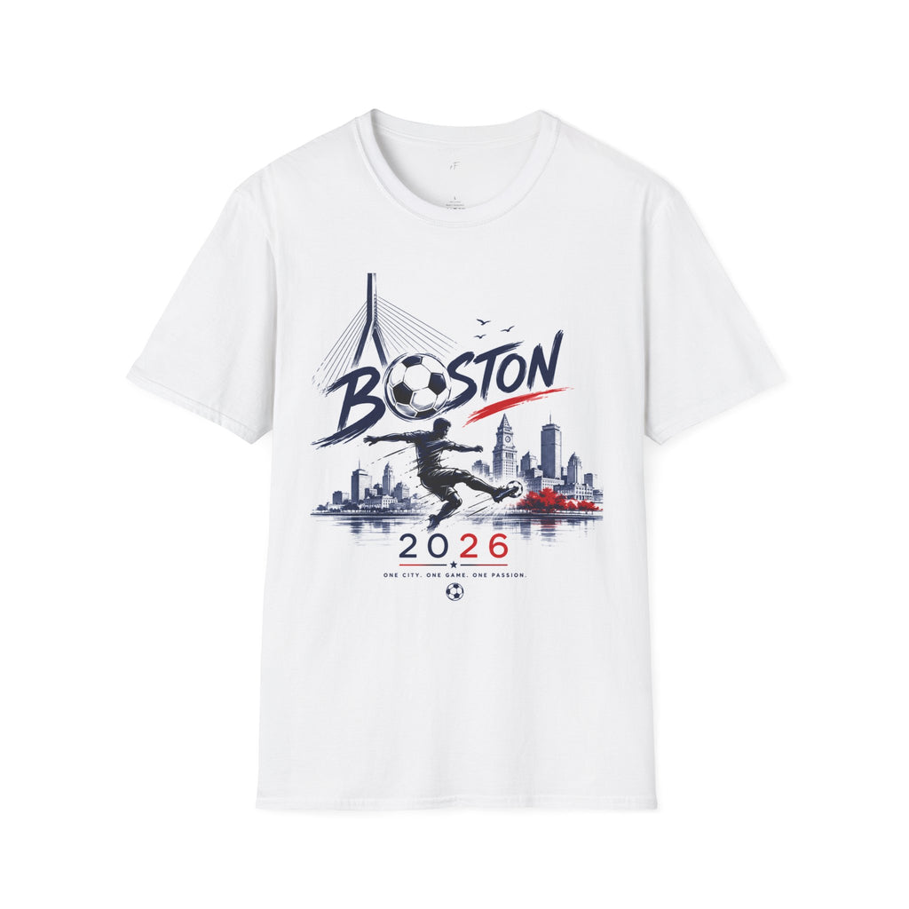 Bostonians Unisex World Cup Soccer T-Shirt — Boston Design