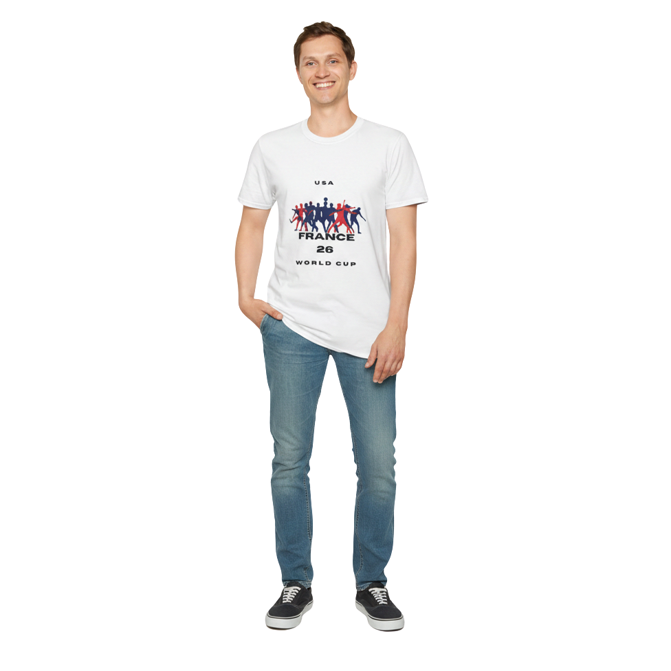 France Unisex World Cup Soccer T-Shirt — France Design