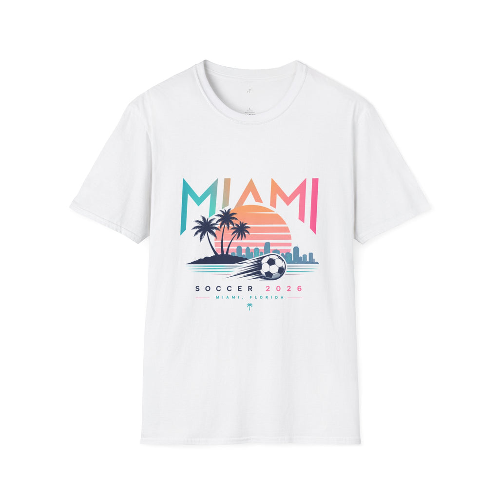 Unisex World Cup Soccer T-Shirt — Miami Design